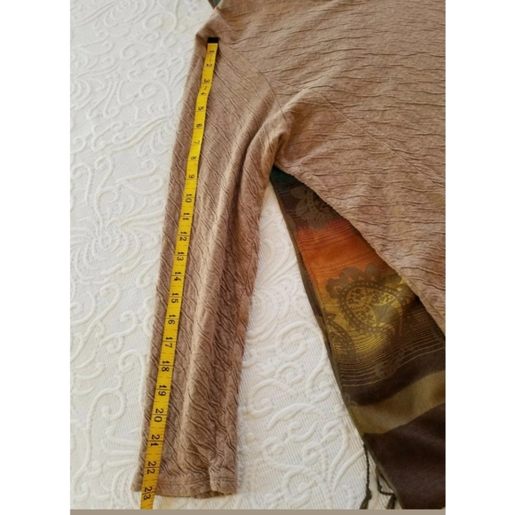 Mocha pullover hoodie 100% cotton pockets Large - Picture 5 of 8